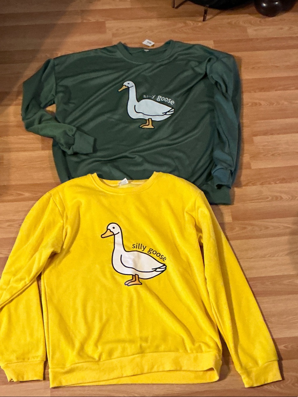 Crewneck Sweatshirt - Yellow and Olive